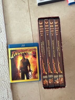 Indiana Jones Blu-ray Complete Collection - Yellow & Brown Covers